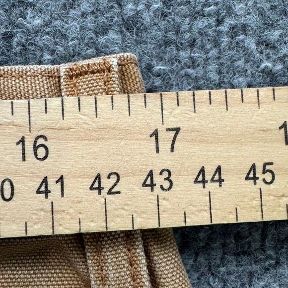 Dickies Work Pants Men's Size 34x30 Khaki Canvas Straight Leg Utility Pockets - Picture 13 of 14